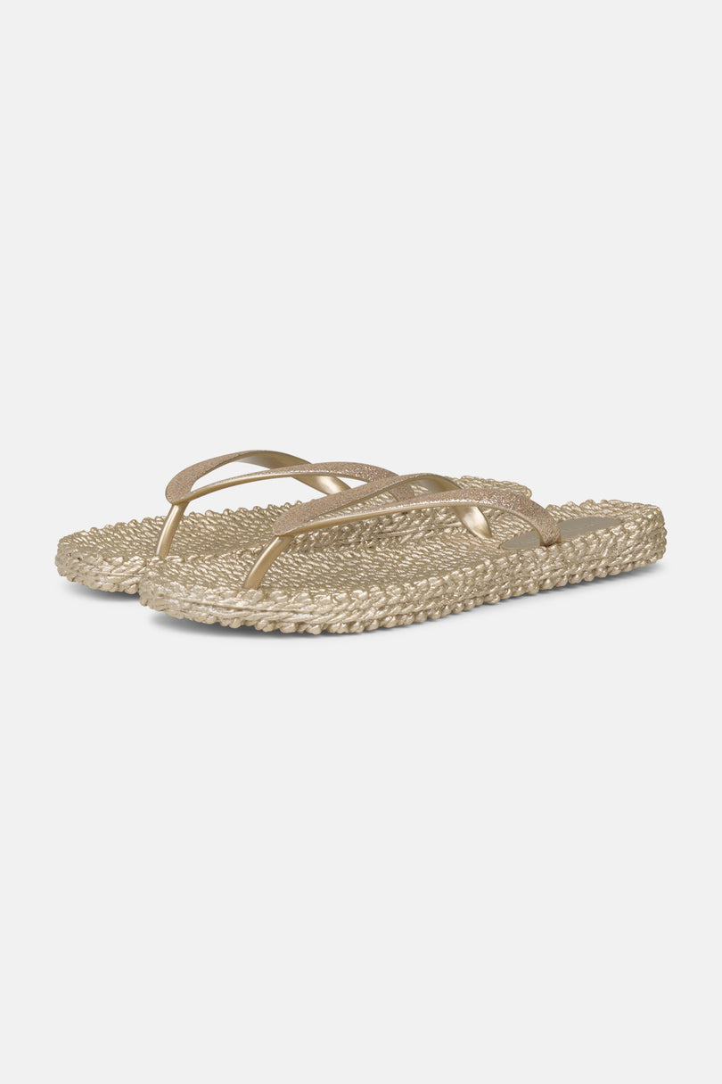 Ilse Jacobsen Women's Flip Flops Gold | QUGJSL-950