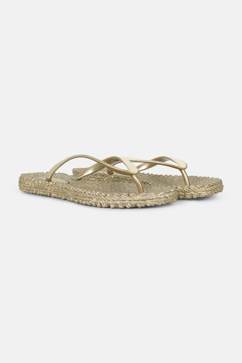 Ilse Jacobsen Women's Flip Flops Gold | VBOXCJ-285