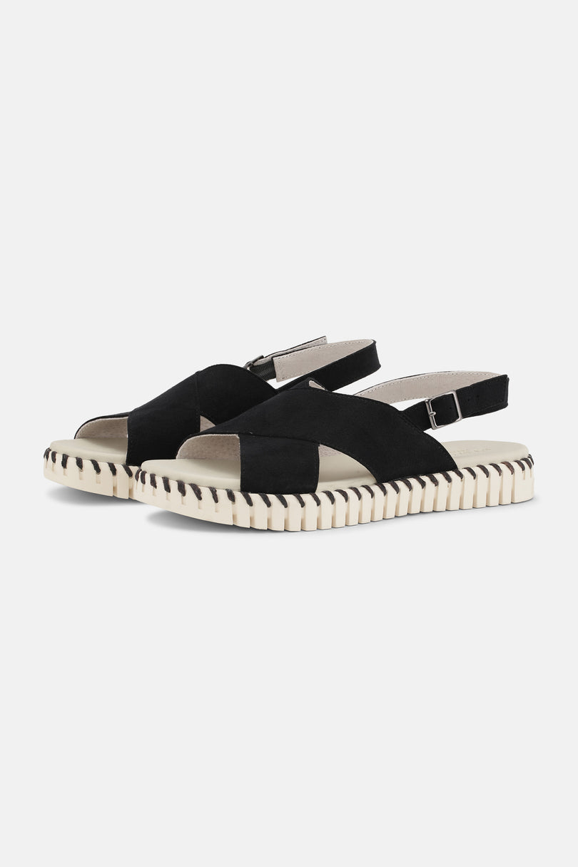 Ilse Jacobsen Women's Sandals Black | ZRYPUI-192