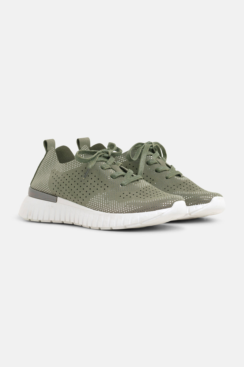 Ilse Jacobsen Women's Sneakers Green | YQHBIK-654