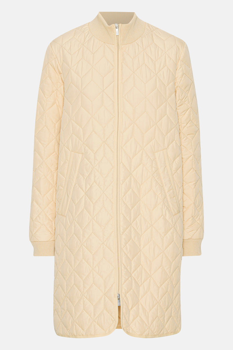 Ilse Jacobsen Padded Quilt Women's Coats Beige | FWCQNG-561