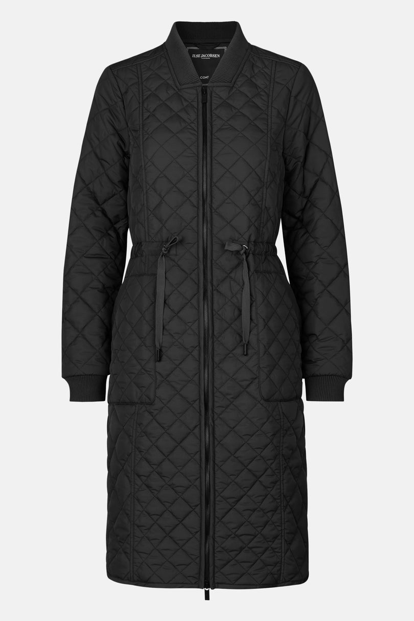 Ilse Jacobsen Padded Quilt Women's Coats Black | JTSZQG-340