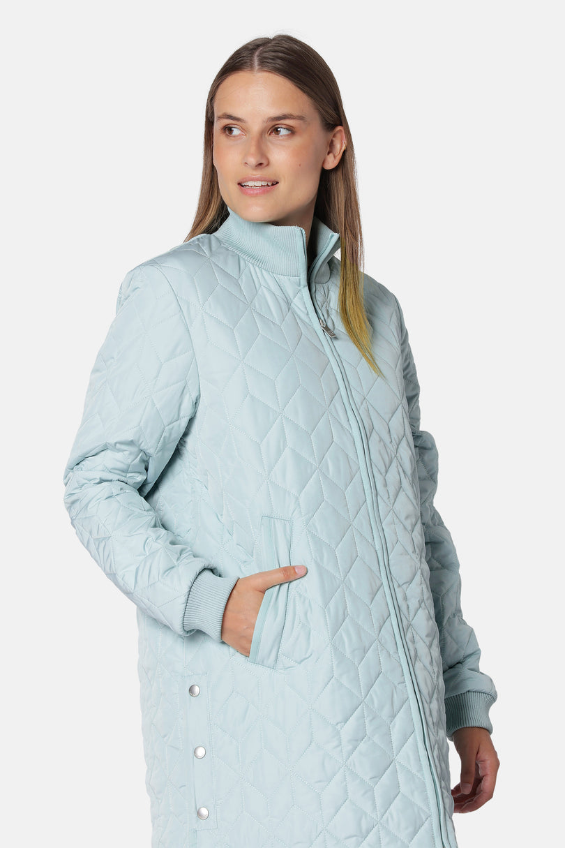 Ilse Jacobsen Padded Quilt Women's Coats Blue | MFHGQW-159