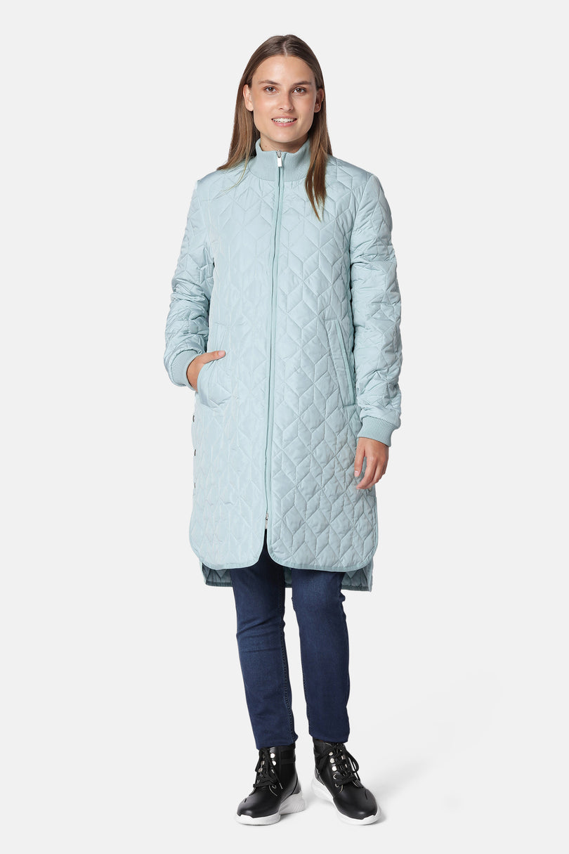 Ilse Jacobsen Padded Quilt Women\'s Coats Blue | MFHGQW-159