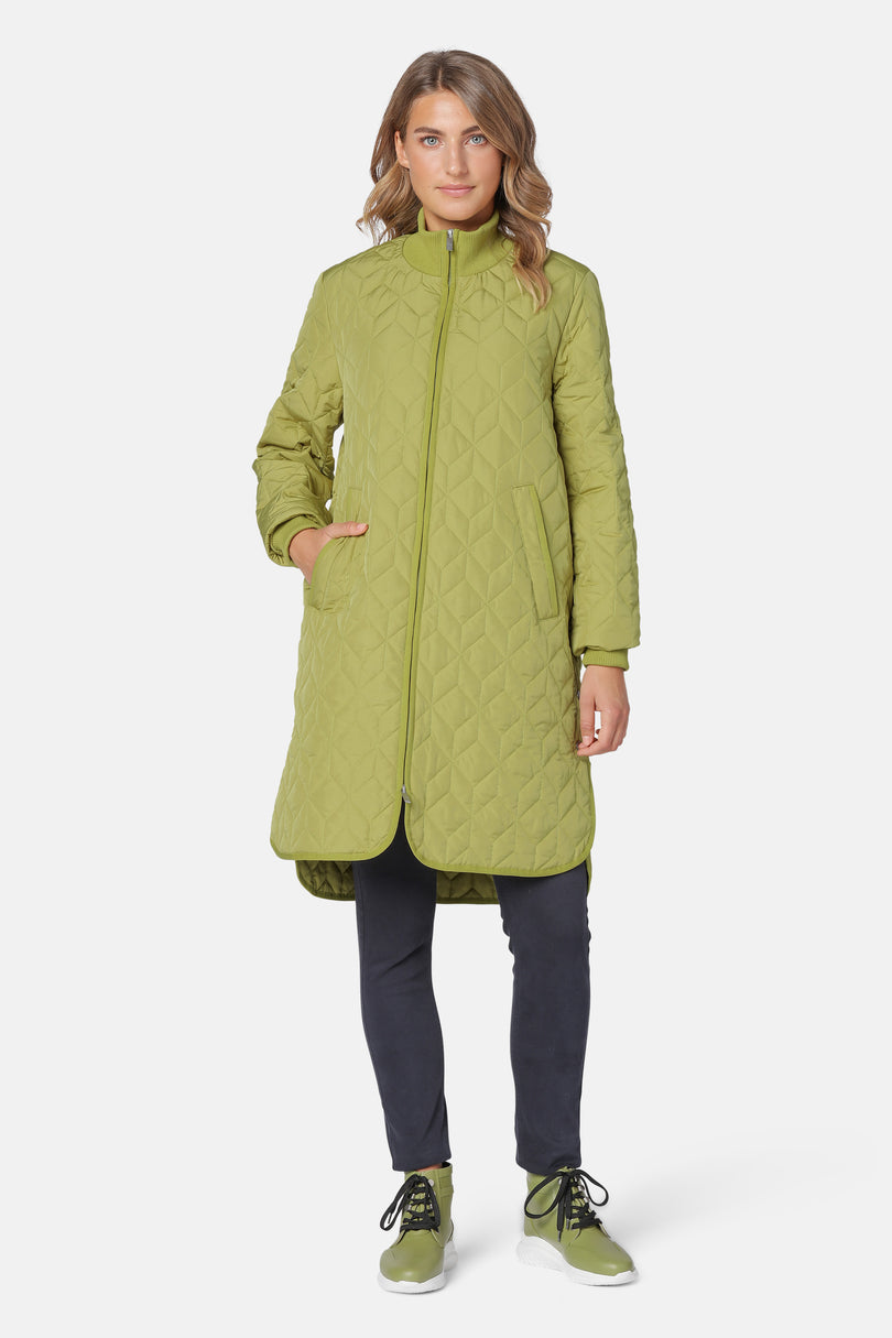 Ilse Jacobsen Padded Quilt Women\'s Coats Green | OIJYWZ-364