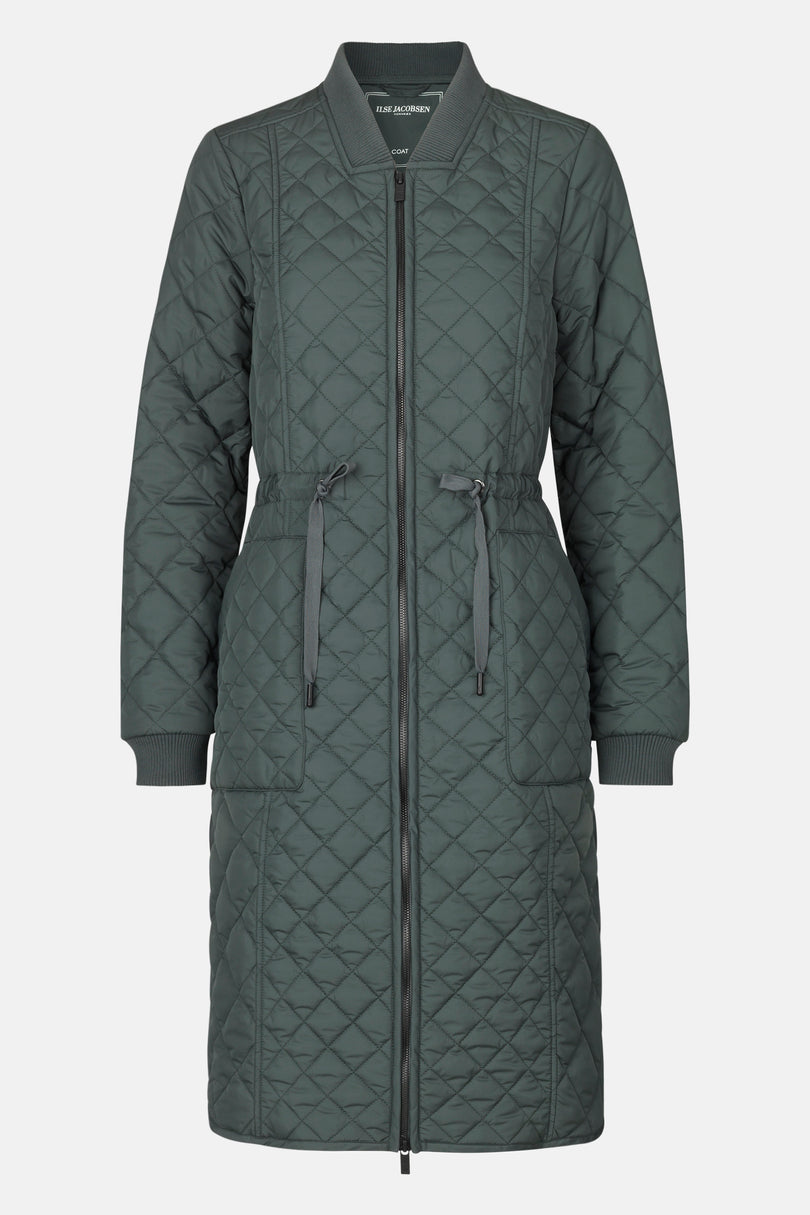 Ilse Jacobsen Padded Quilt Women's Coats Green | VJEFKW-968