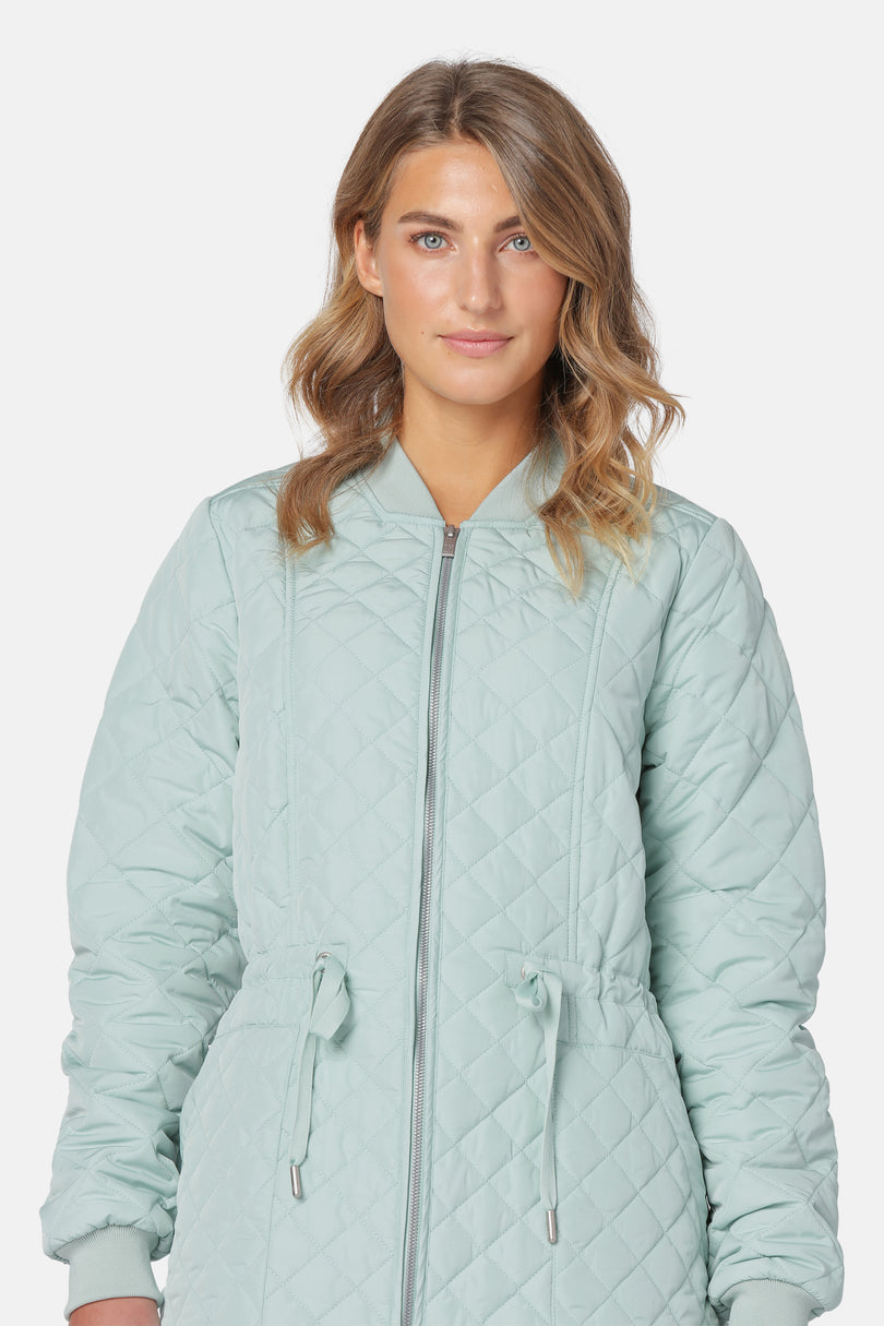 Ilse Jacobsen Padded Quilt Women's Coats Blue | ZFPDWC-479