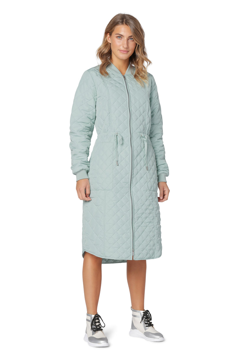 Ilse Jacobsen Padded Quilt Women's Coats Blue | ZFPDWC-479