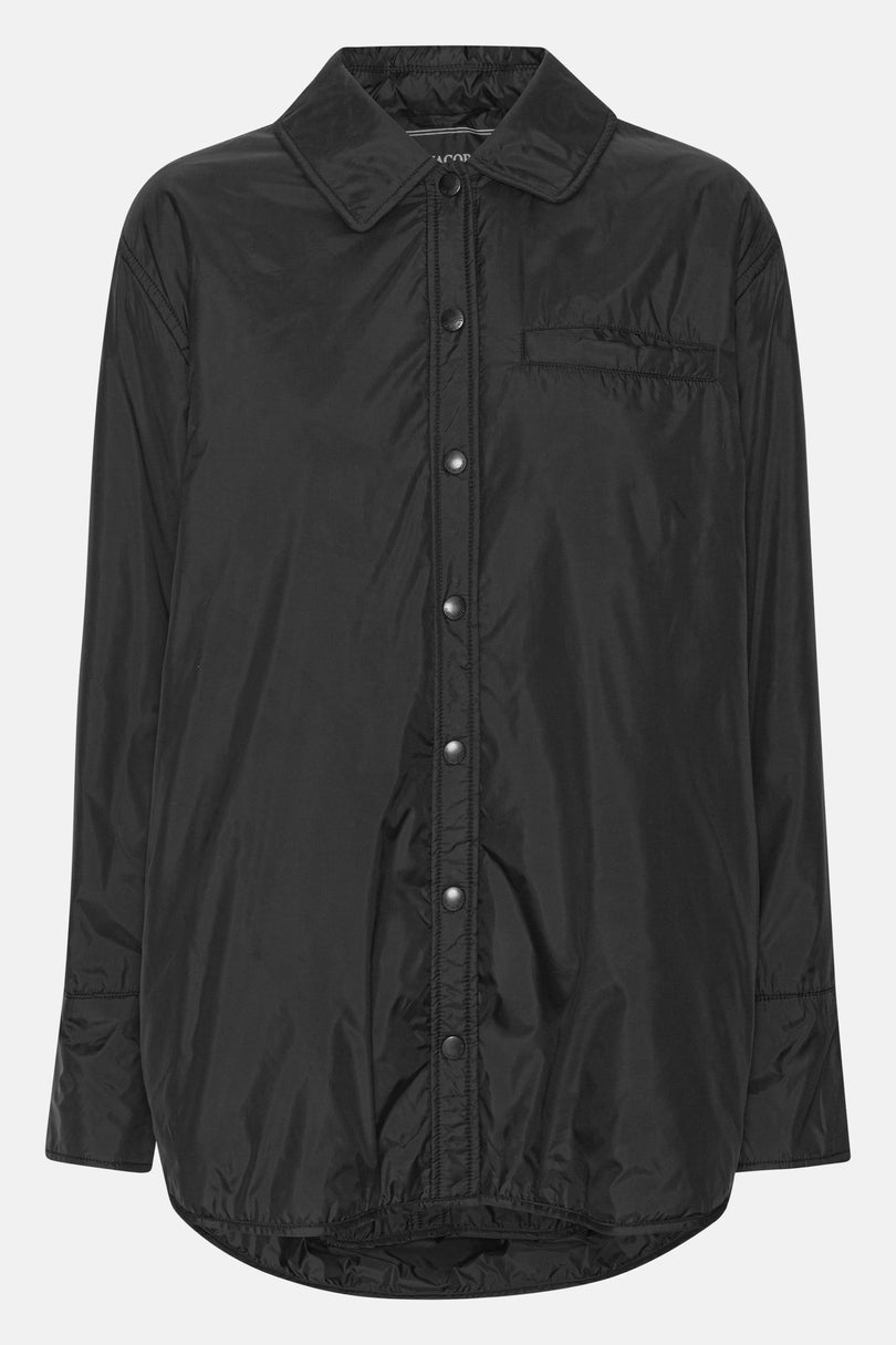 Ilse Jacobsen Padded Women's Shirts Black | IKMRVD-613