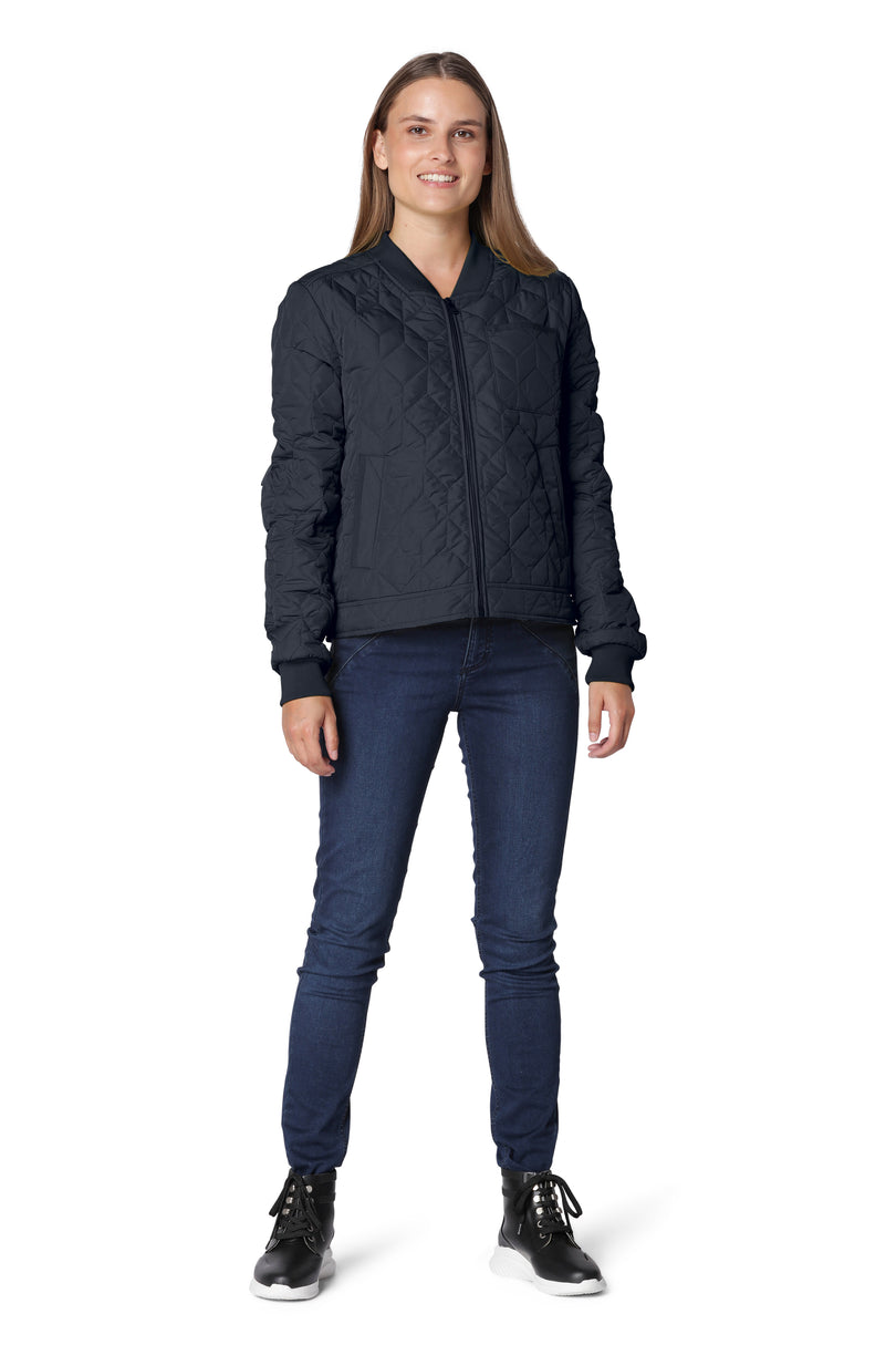 Ilse Jacobsen Quilt Women's Jackets Dark Indigo | SQEOGI-136