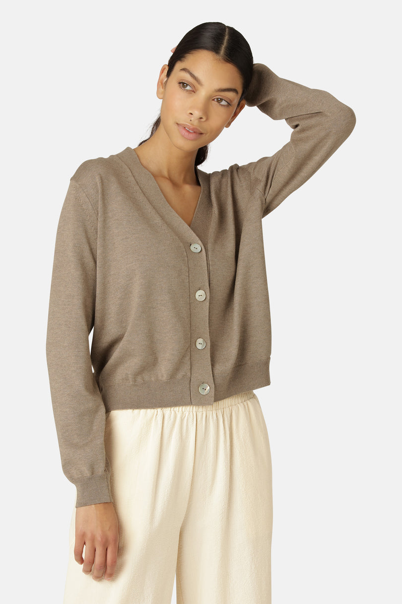 Ilse Jacobsen Women's Cardigan Brown | IPCLXM-874