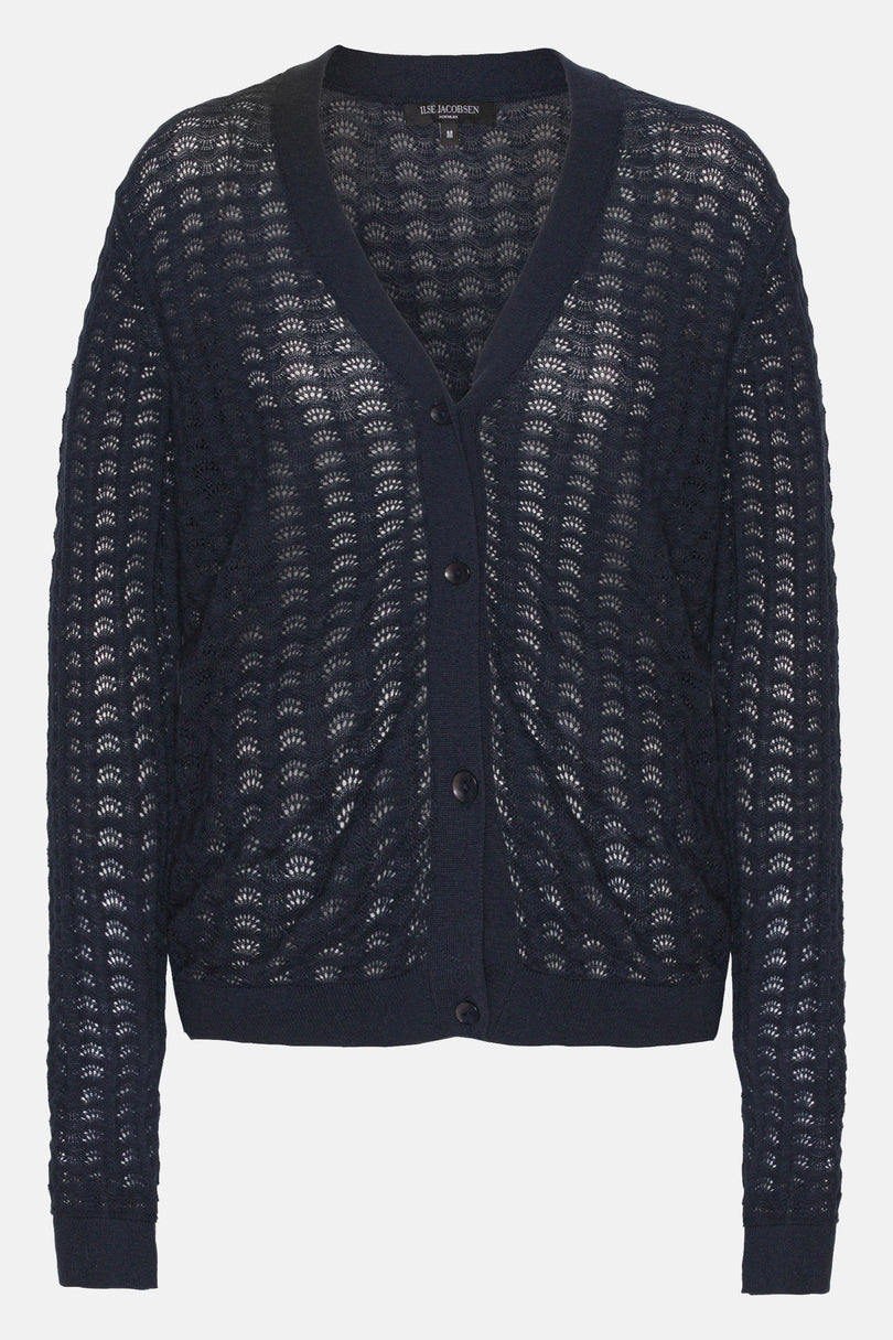 Ilse Jacobsen Women's Cardigan Dark Indigo | TADEGW-963