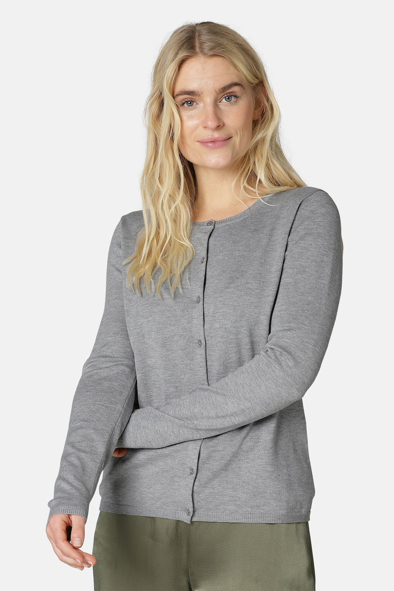 Ilse Jacobsen Women's Cardigan Grey | FSOIGJ-184