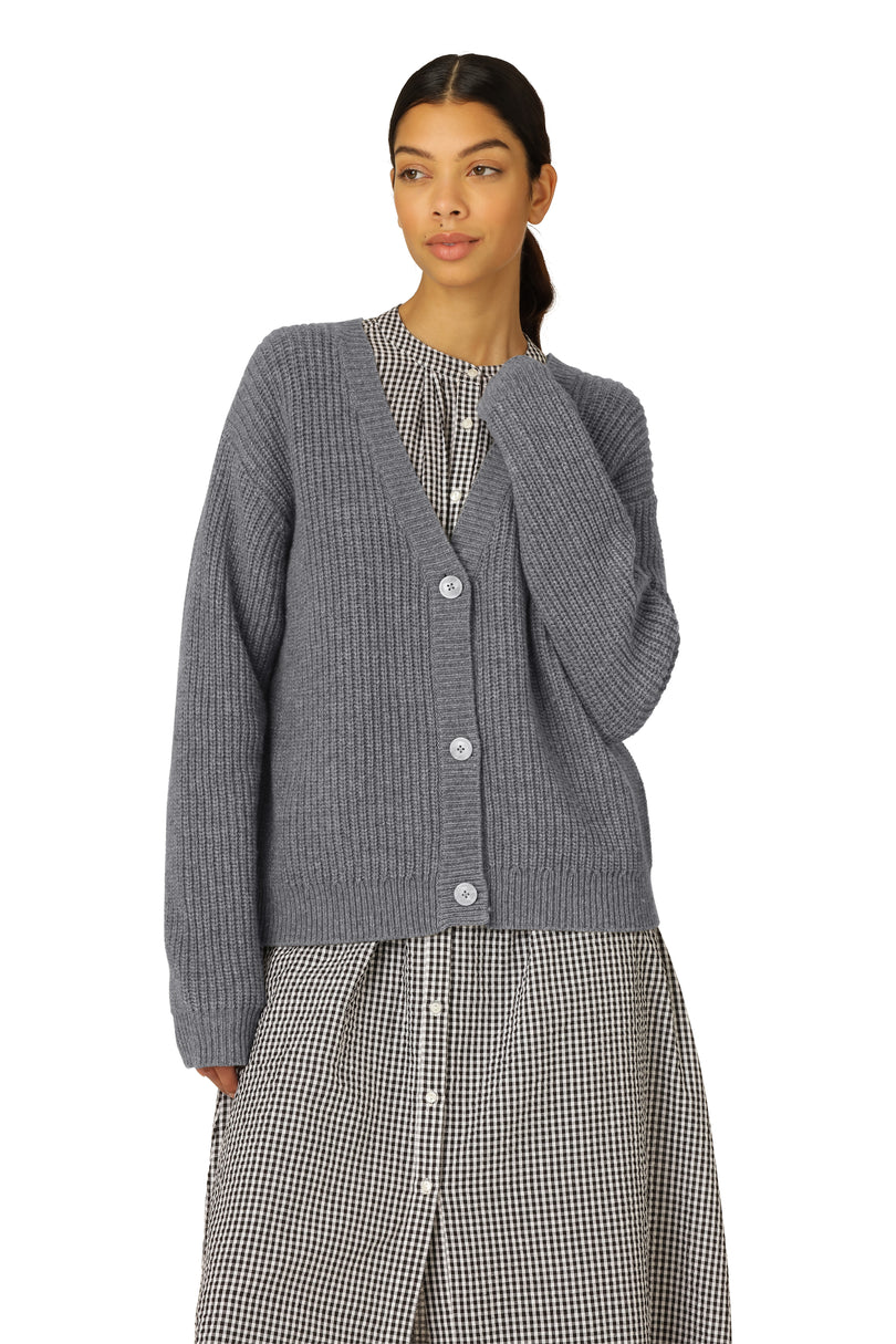 Ilse Jacobsen Women's Cardigan Grey | JXQCKS-230