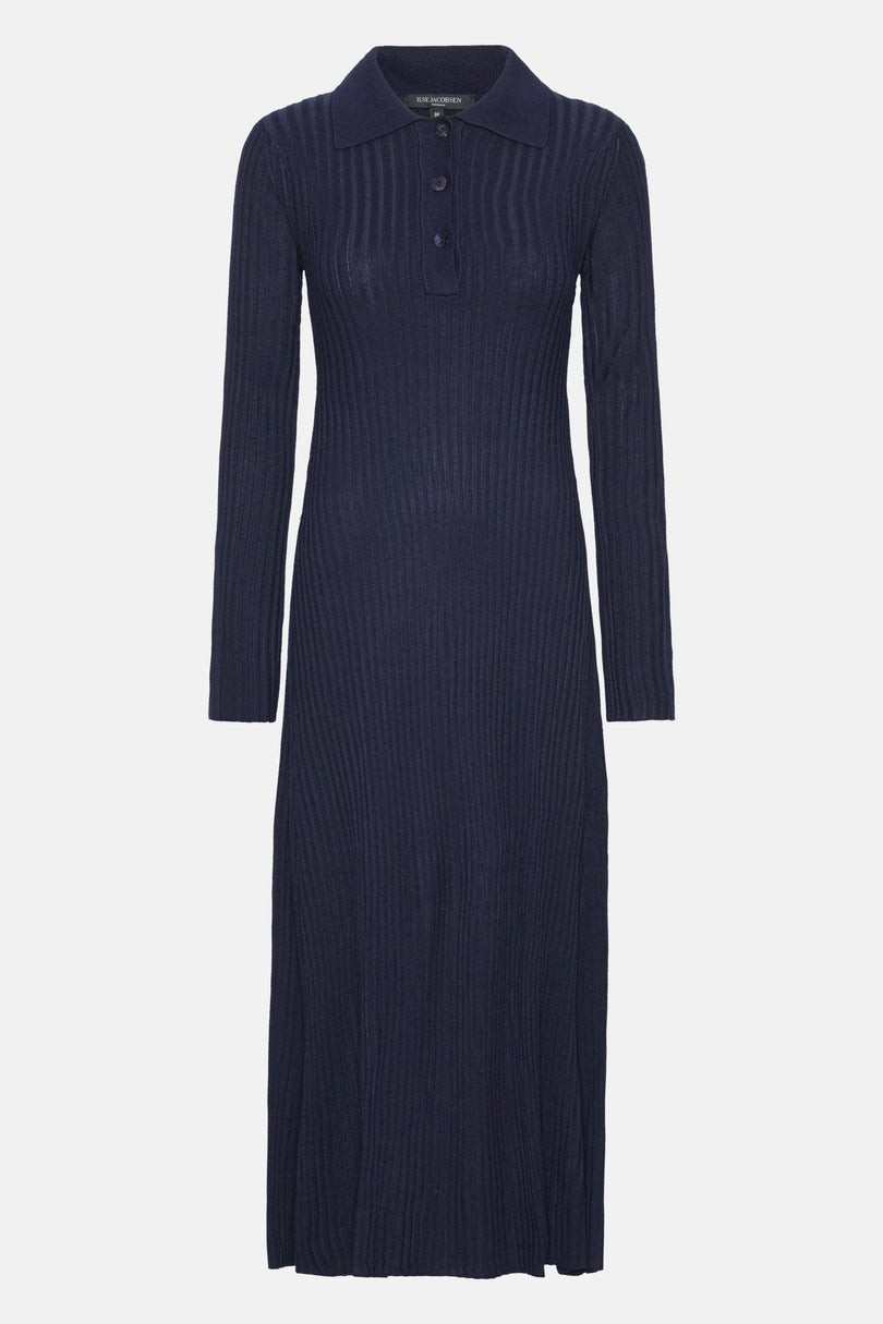 Ilse Jacobsen Women's Dress Dark Indigo | MYXOBS-296