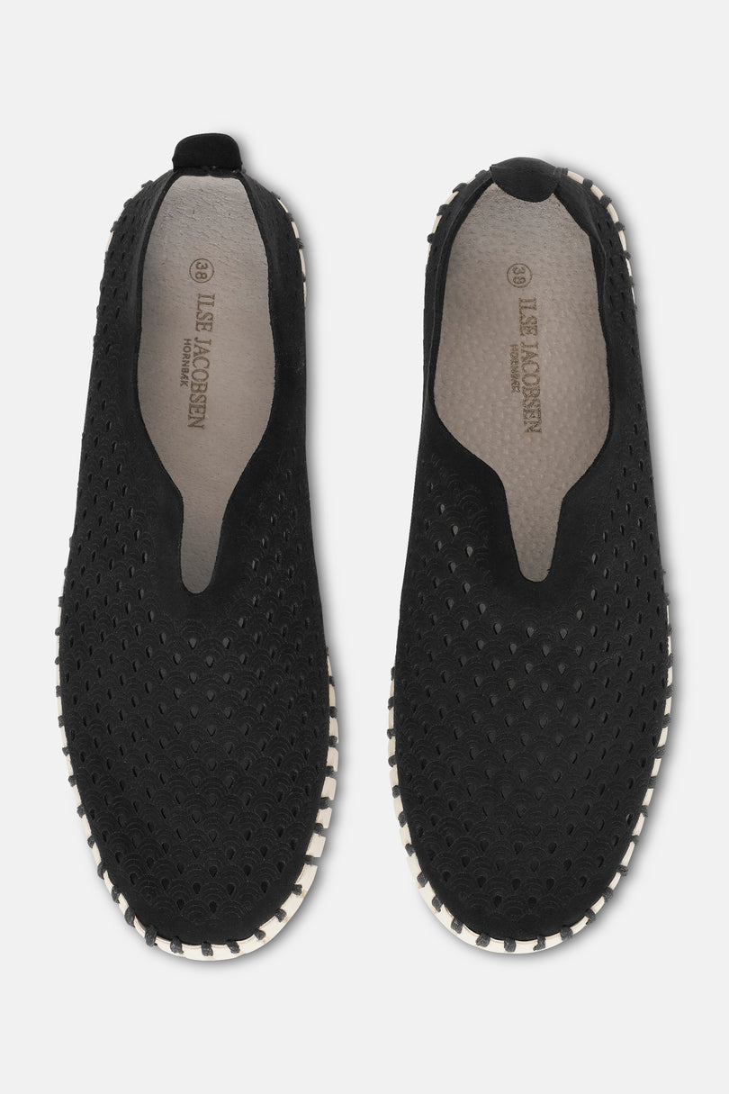 Ilse Jacobsen Women's Flat Shoes Black | WPLNSI-934