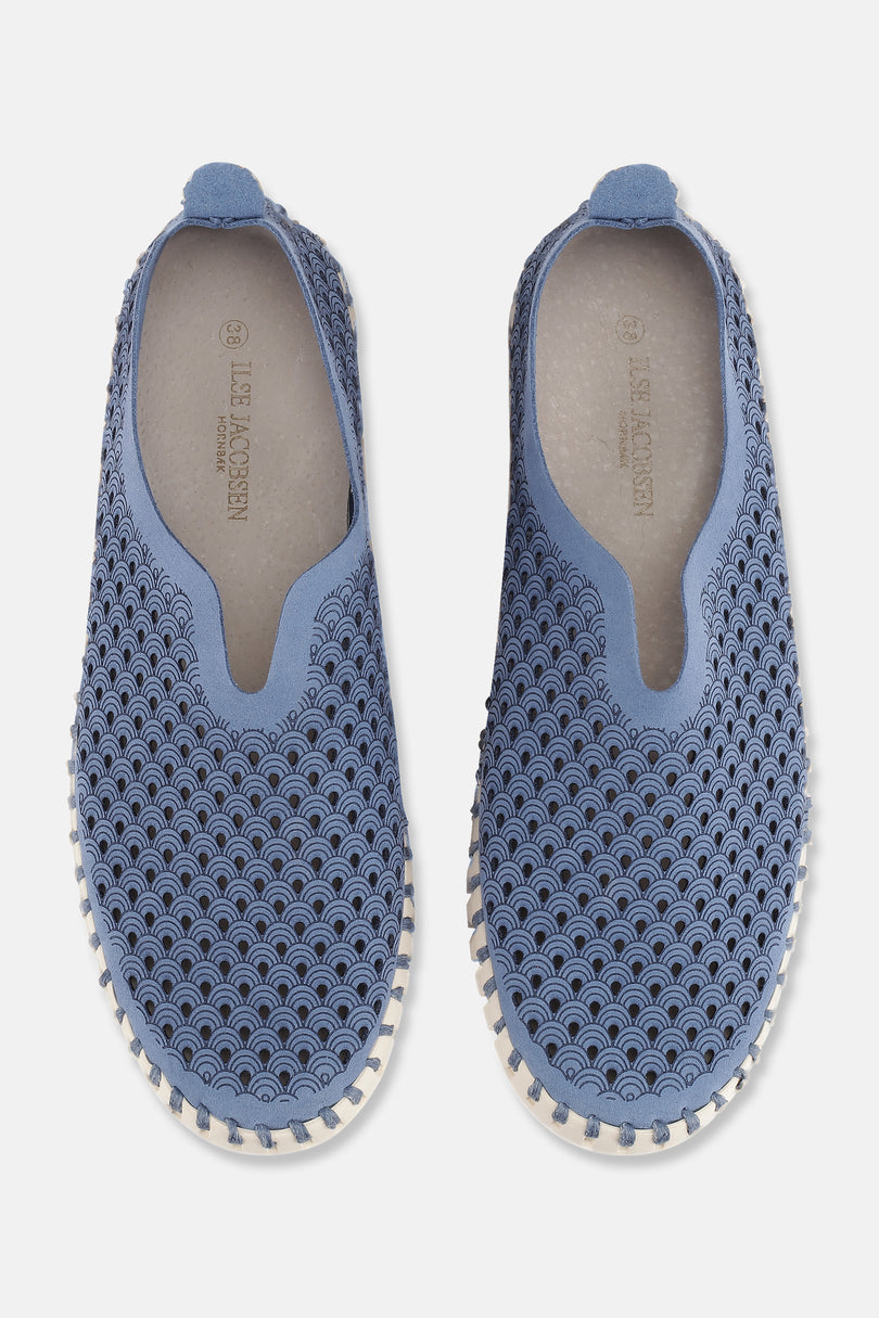 Ilse Jacobsen Women's Flat Shoes Blue | DREHAL-751