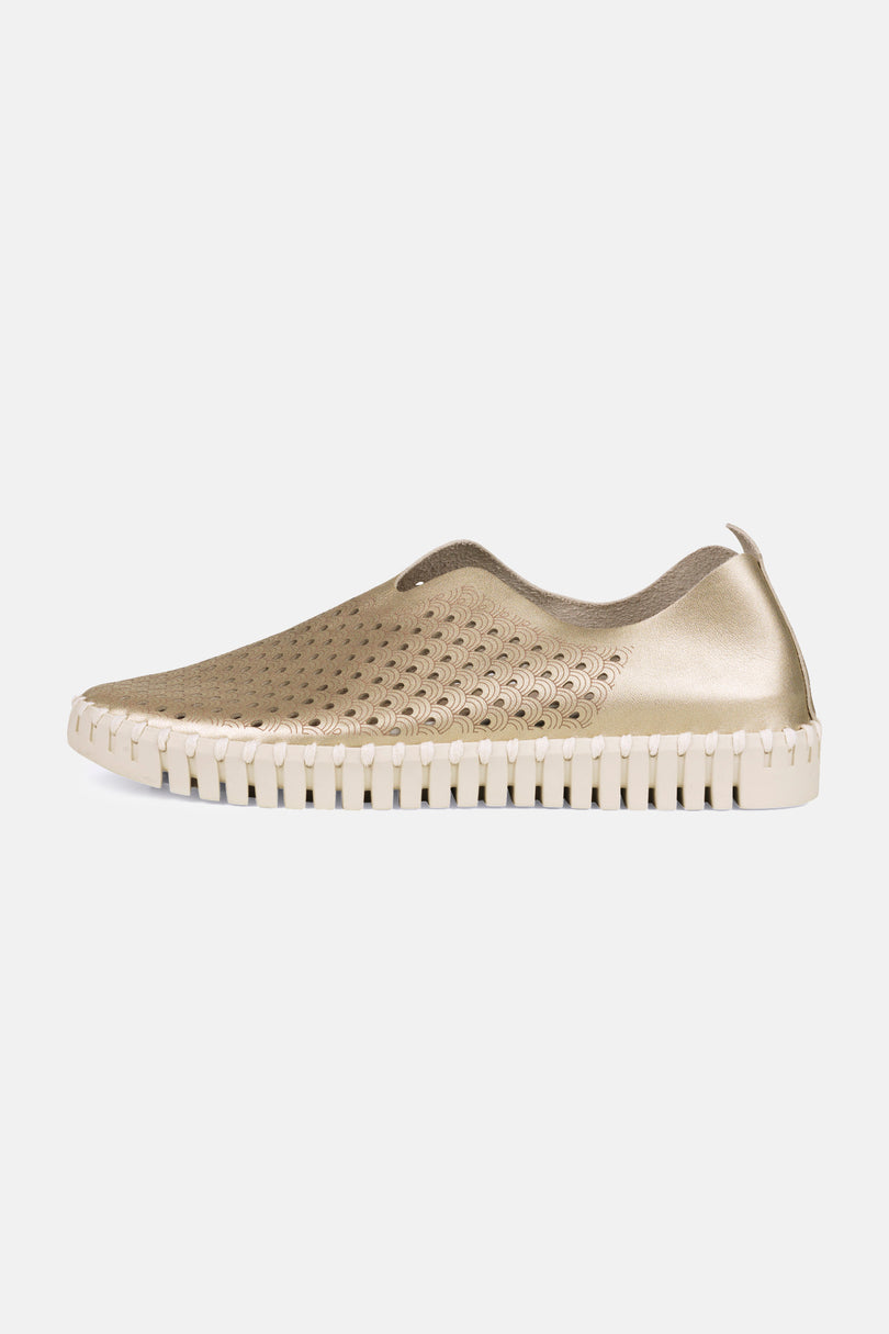 Ilse Jacobsen Women's Flat Shoes Gold | DOXUWH-549