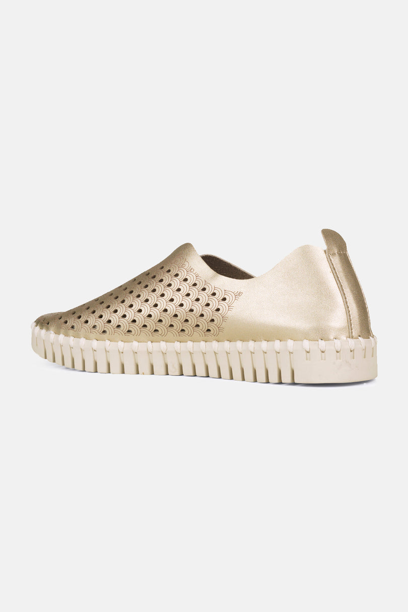 Ilse Jacobsen Women's Flat Shoes Gold | DOXUWH-549