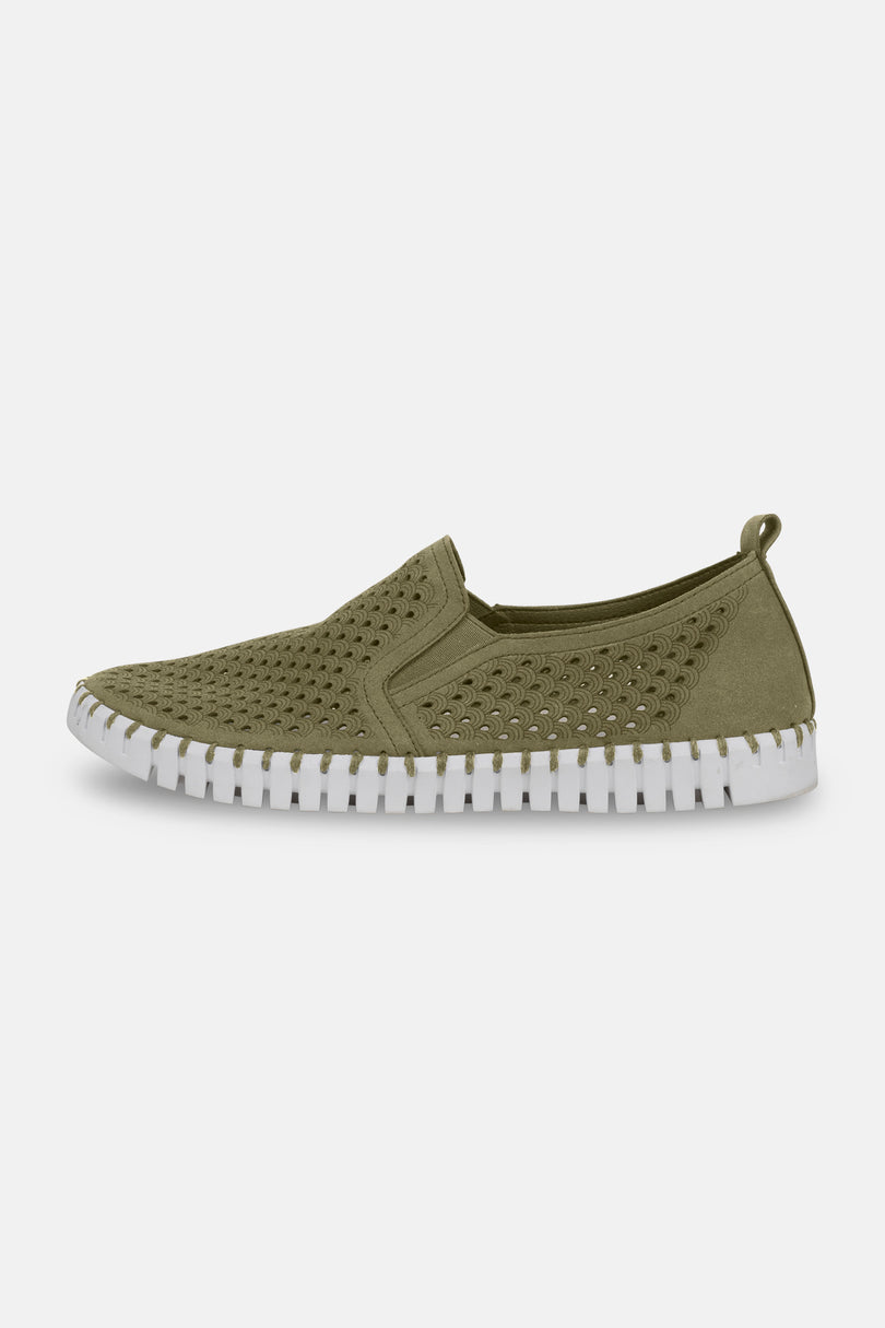 Ilse Jacobsen Women's Flat Shoes Green | MBPZEF-504