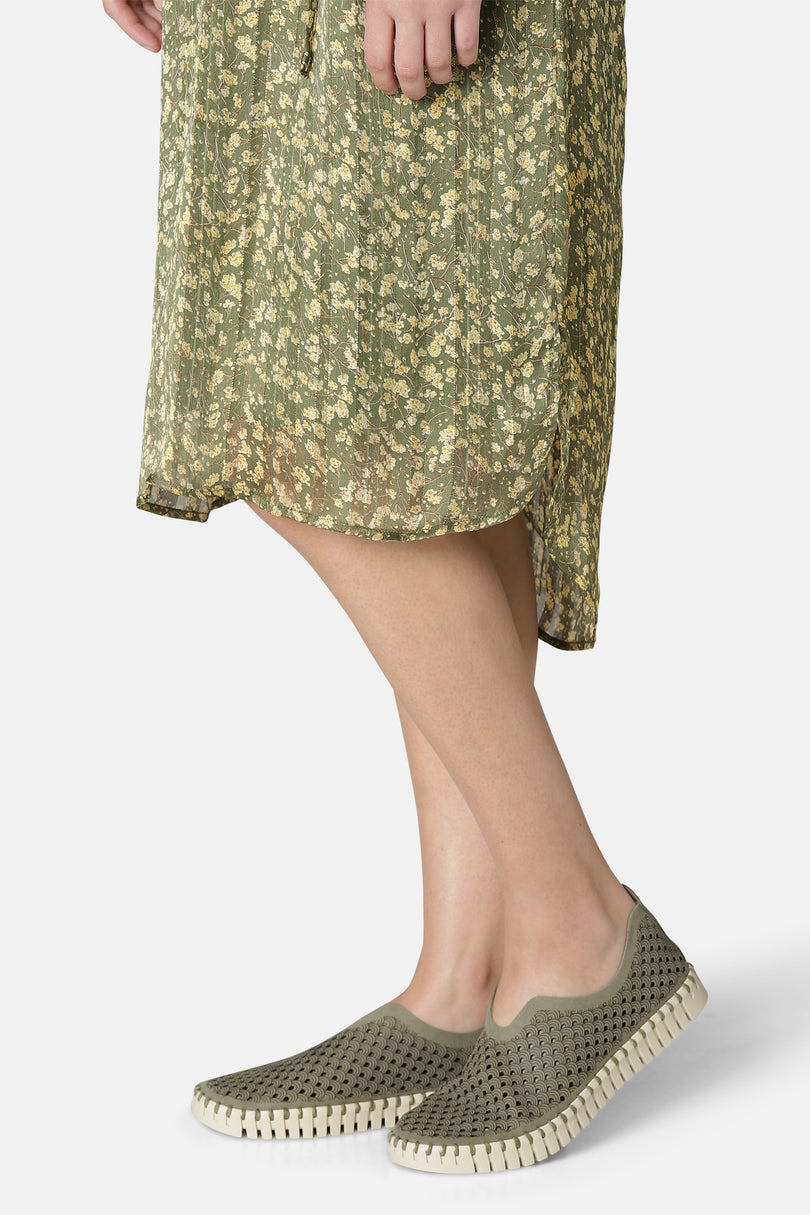 Ilse Jacobsen Women's Flat Shoes Green | RGPDXU-183