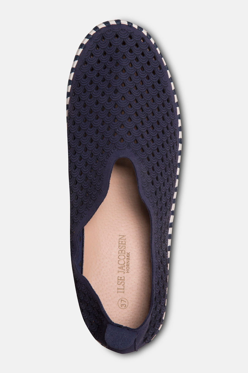 Ilse Jacobsen Women's Flat Shoes Navy | LUDMYN-983