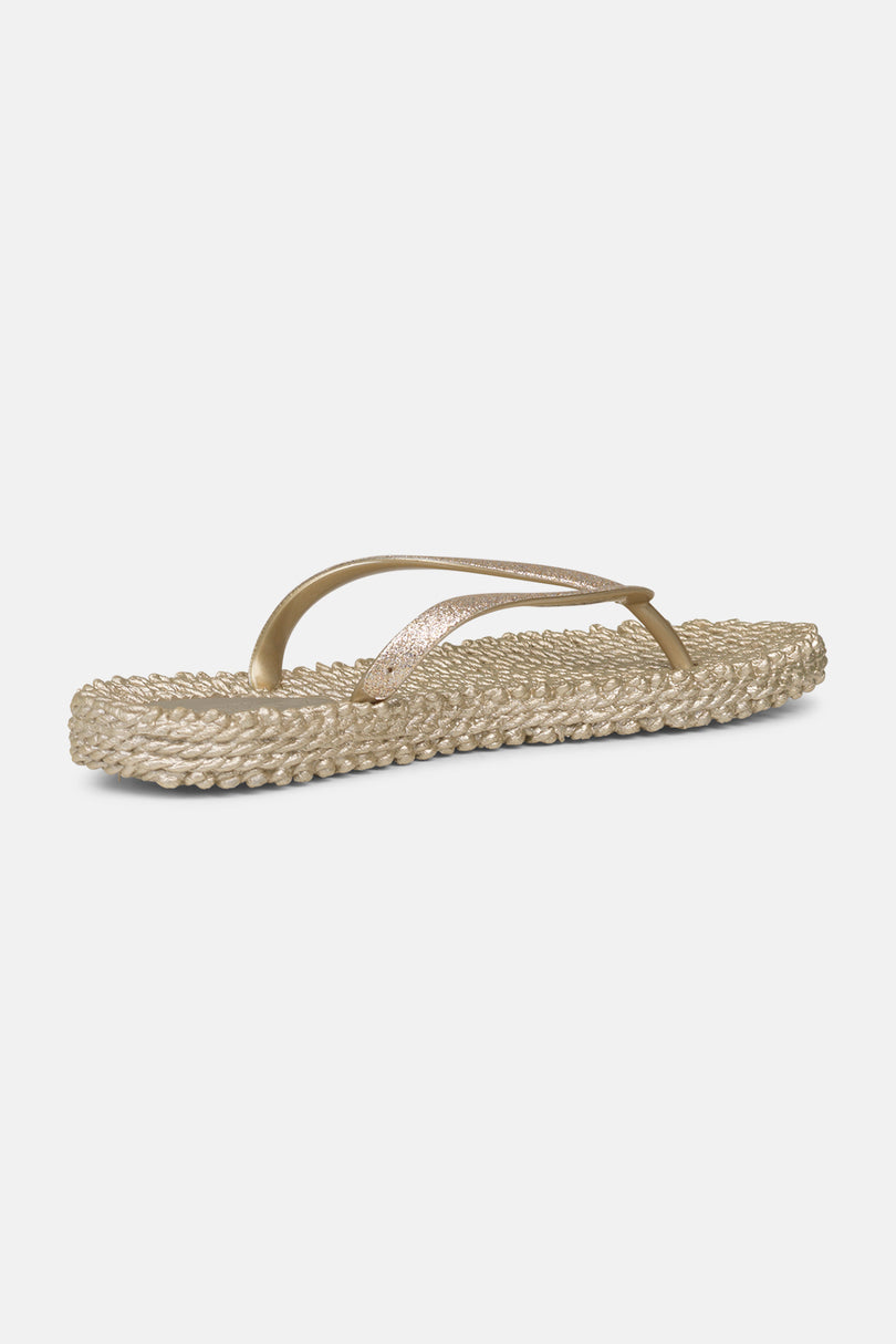 Ilse Jacobsen Women's Flip Flops Gold | QUGJSL-950