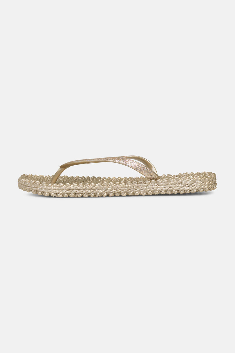 Ilse Jacobsen Women's Flip Flops Gold | QUGJSL-950