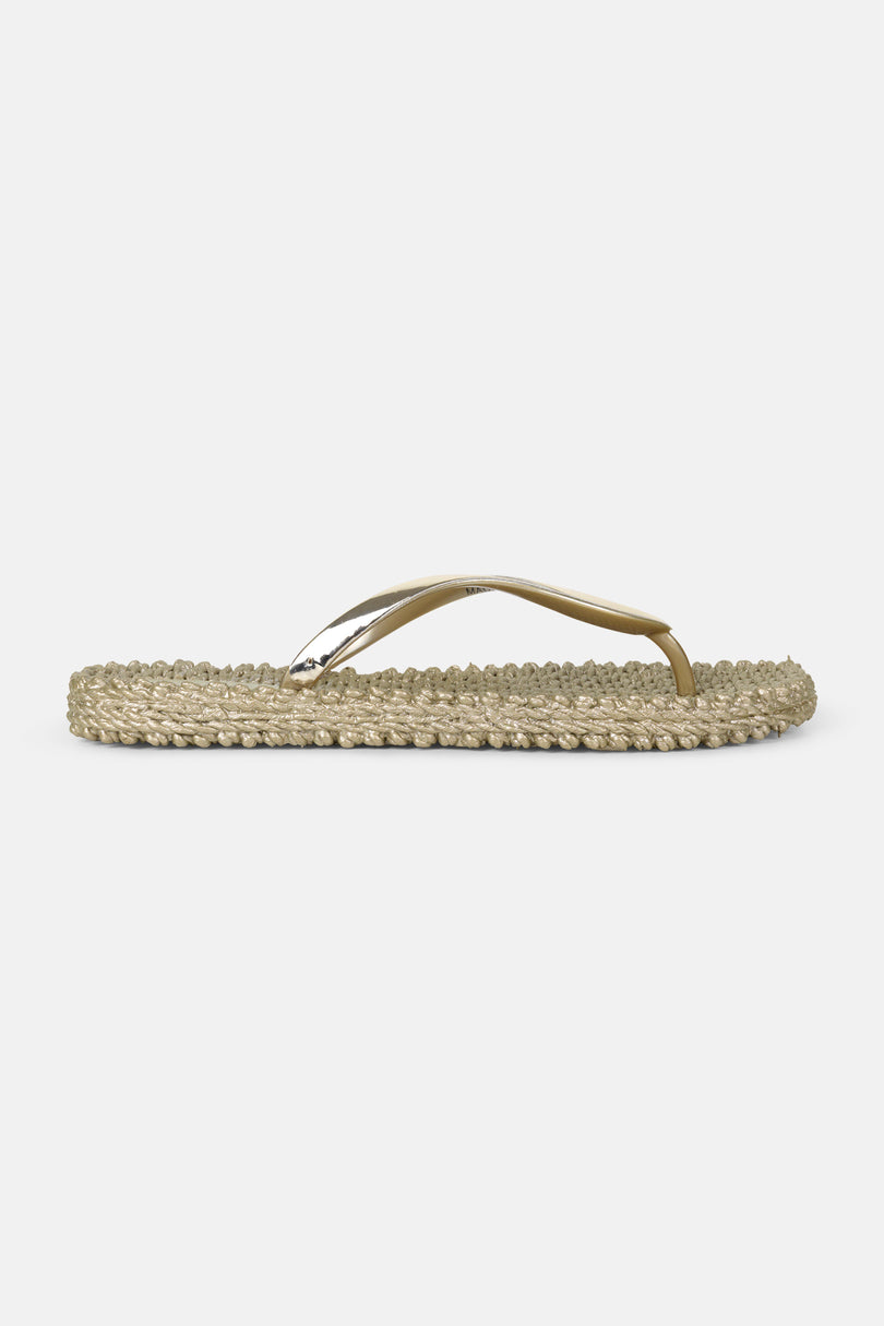 Ilse Jacobsen Women's Flip Flops Gold | VBOXCJ-285