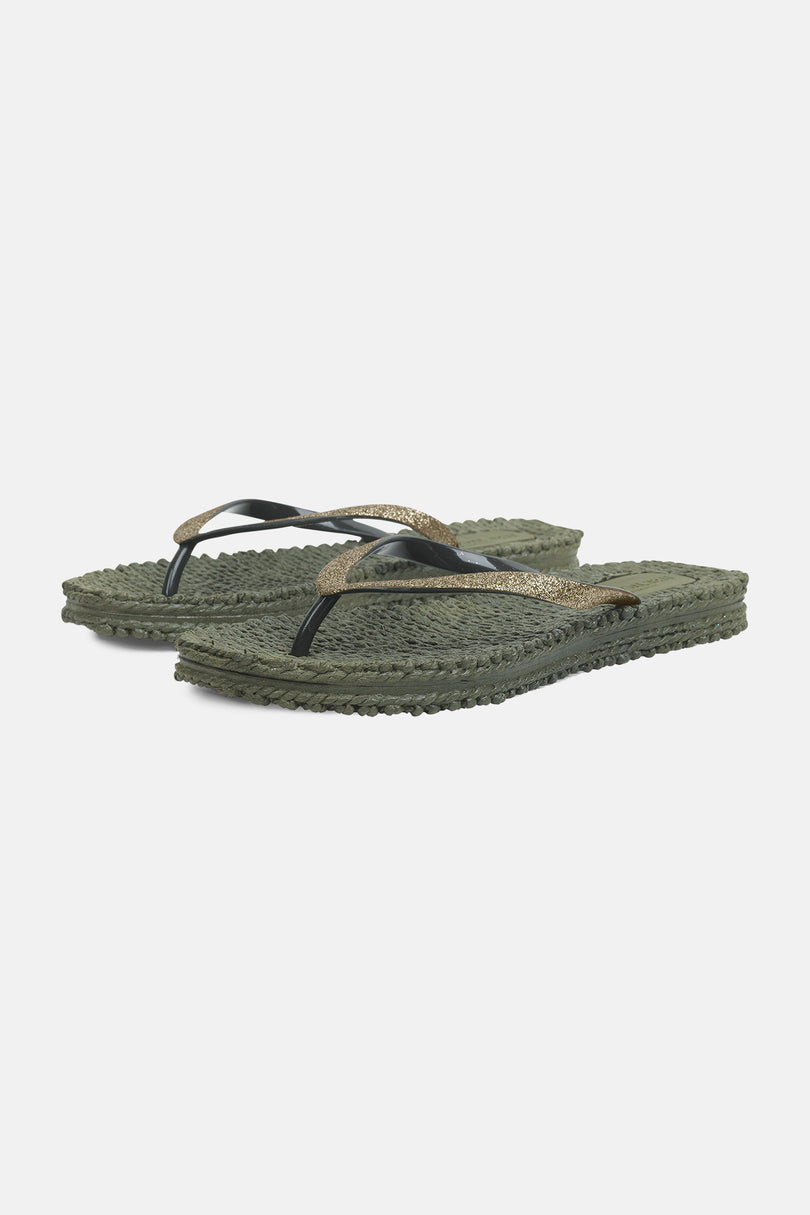 Ilse Jacobsen Women's Flip Flops Green | GYKSRJ-789