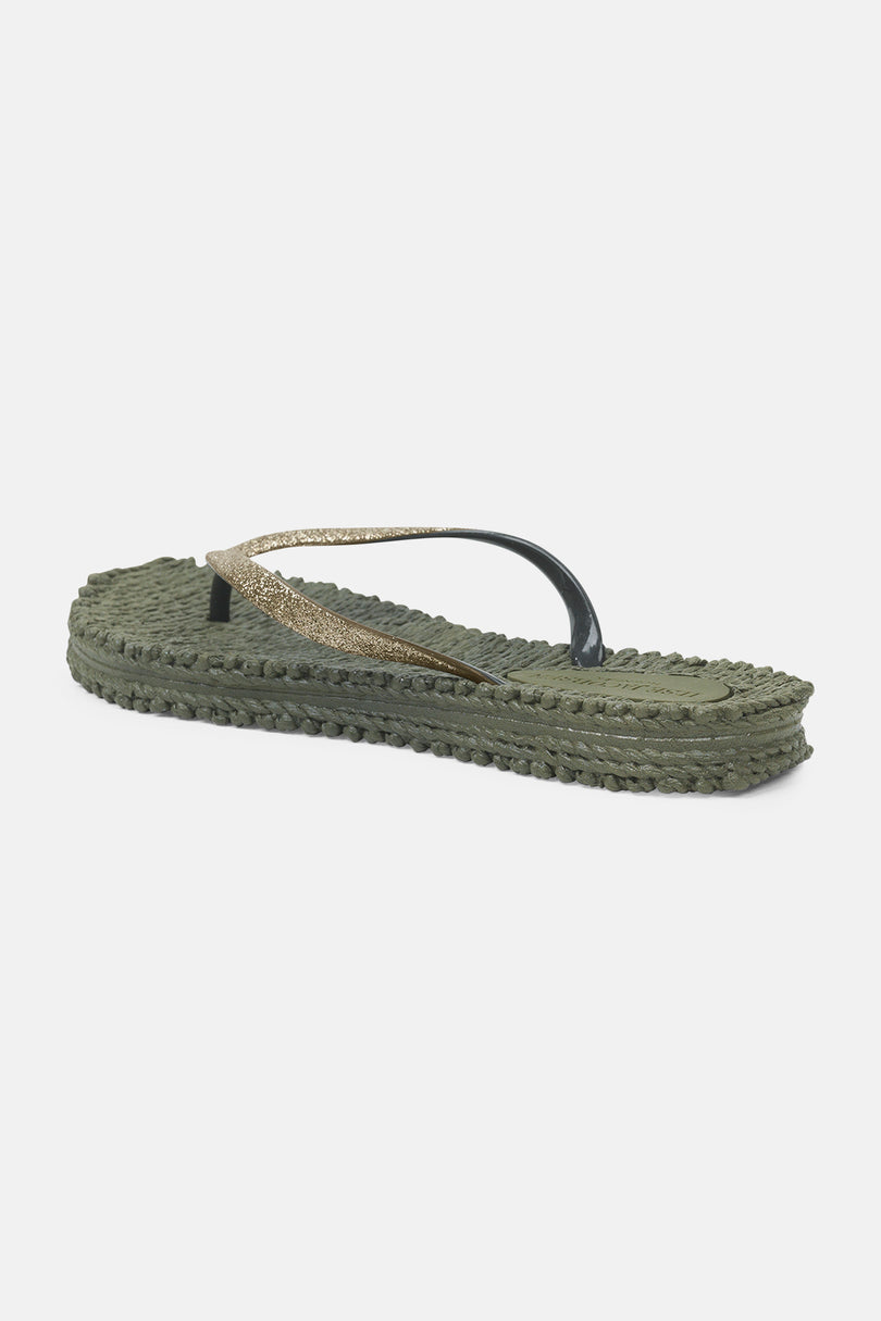 Ilse Jacobsen Women's Flip Flops Green | GYKSRJ-789