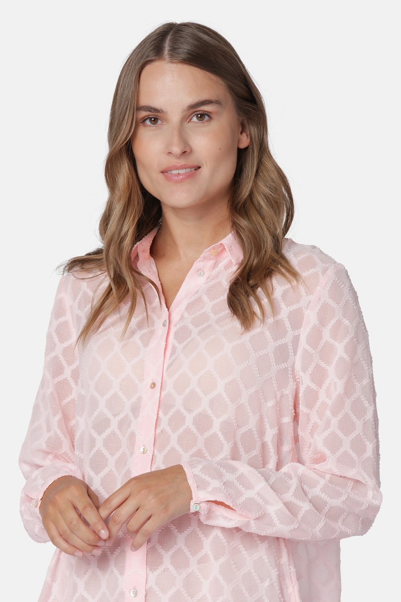 Ilse Jacobsen Women's Shirts Pink | GIRPXL-059