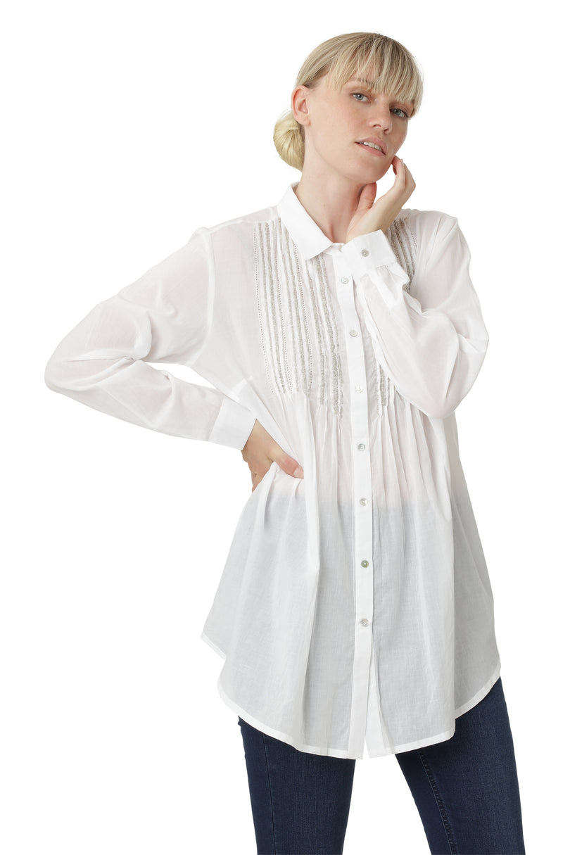 Ilse Jacobsen Women's Shirts White | BRGKUV-105