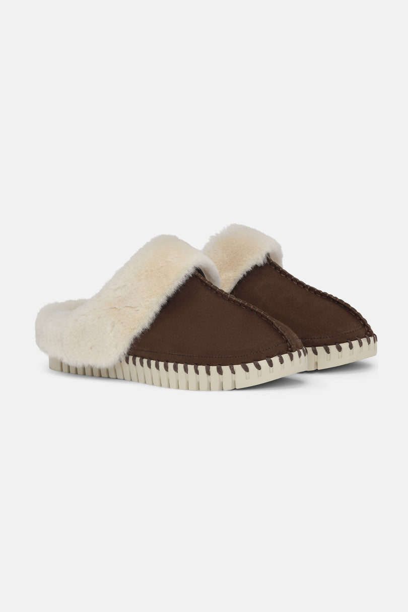 Ilse Jacobsen Women\'s Slippers Chocolate | QDLSVH-057