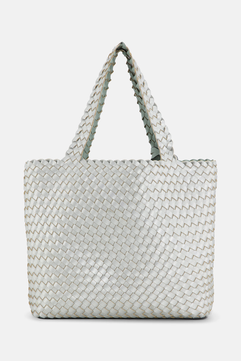 Ilse Jacobsen Women's Tote Bags Silver | FXZOHL-823