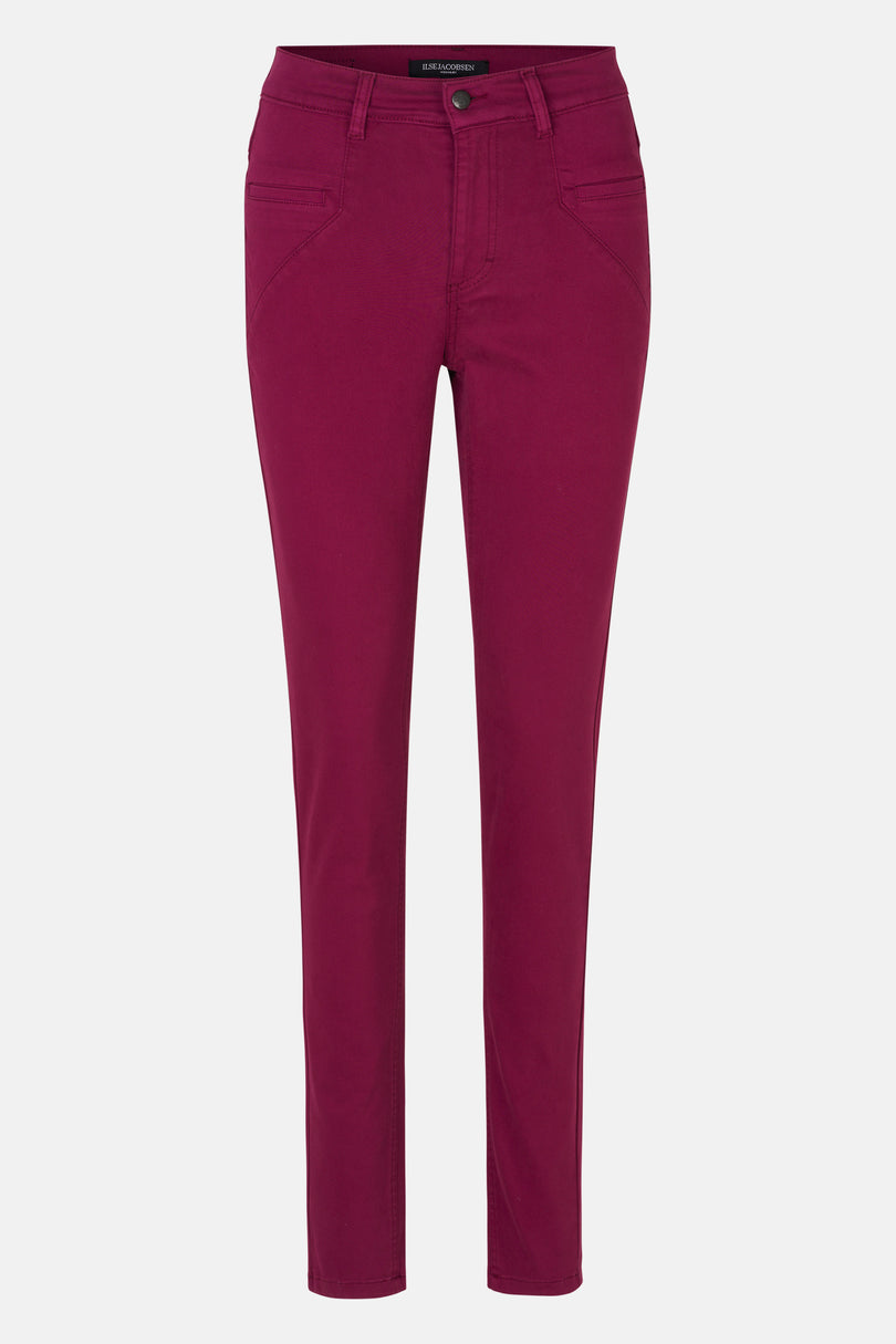 Ilse Jacobsen Women's Trousers Fuchsia | VDRZYH-813